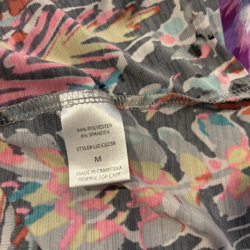 Dear Scarlett Tops Womens Size M colorful floral lot of 4 Liz Lizzy blouses - Picture 7 of 11
